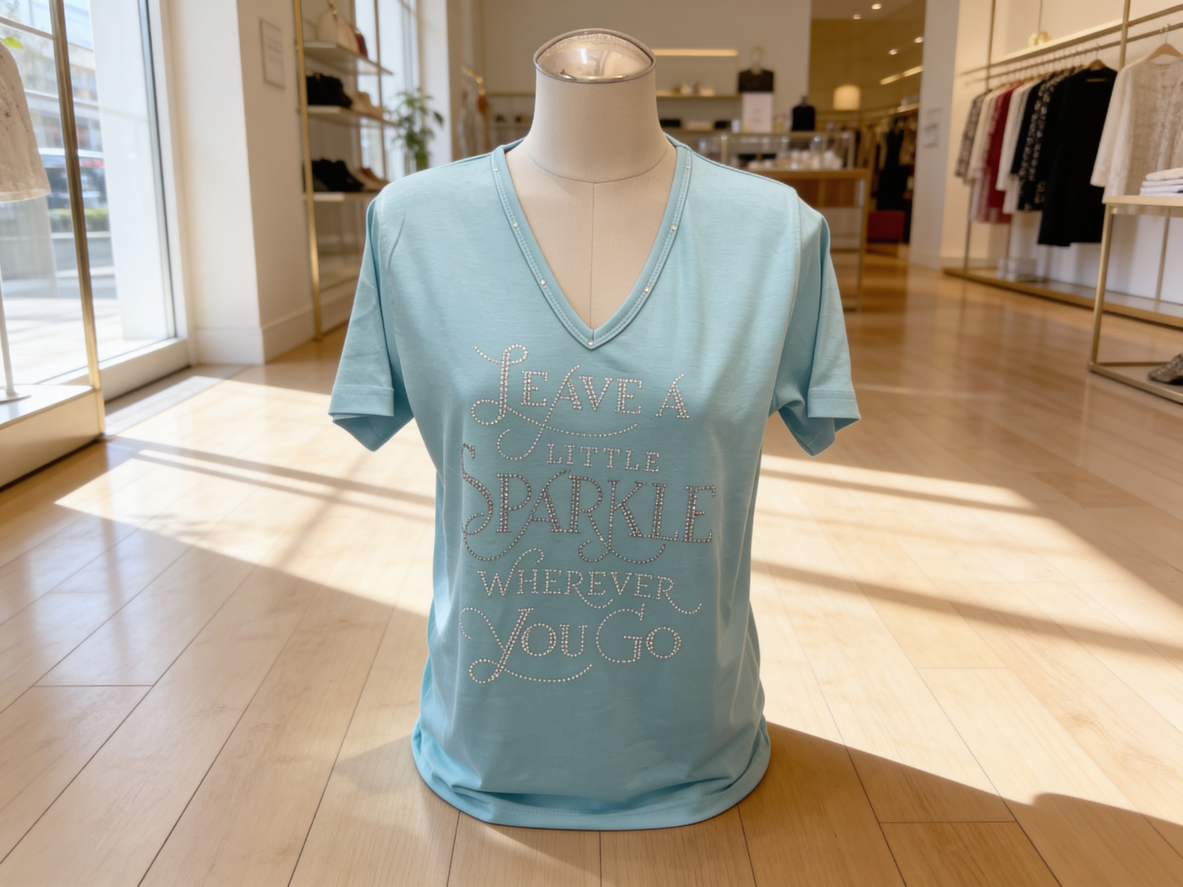 Sparkle graphic shirt