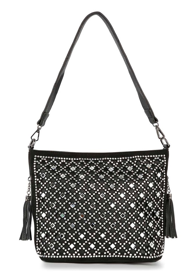 Leopard sparkle shoulder bag