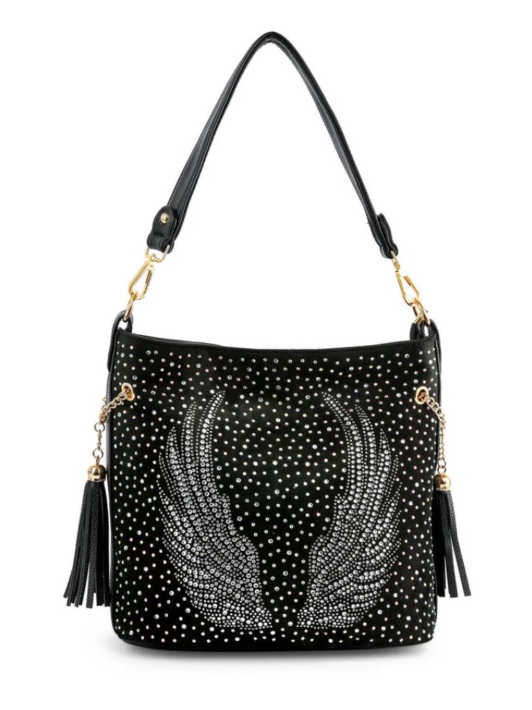 Leopard sparkle bag alternate angle