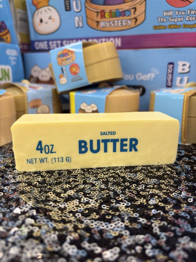 Salted butter squishy toy
