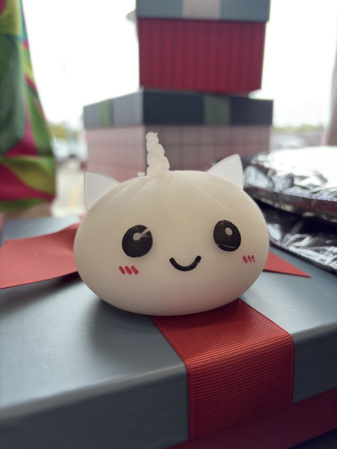 Unicorn cat squishy toy